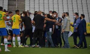 CBF ainda espera pontos de jogo interrompido com a Argentina: 'Fazemos questão'