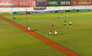 VAR 'bêbado'? Veja a linha traçada pela arbitragem que anulou gol legal do Brusque