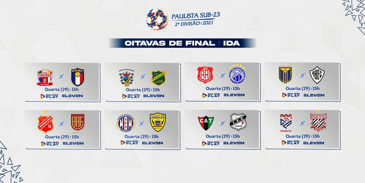 Segundona: FPF divulga as datas das oitavas de final