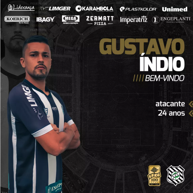 Screenshot 2021 09 09 at 16 16 56 Figueirense anuncia a contratacao do atacante Gustavo Indio