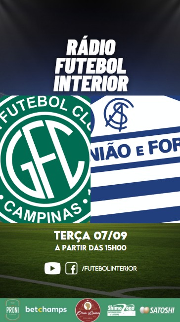 RÁDIO FI: Jornada Esportiva começa às 15h desta terça-feira para Guarani x CSA. Confira!