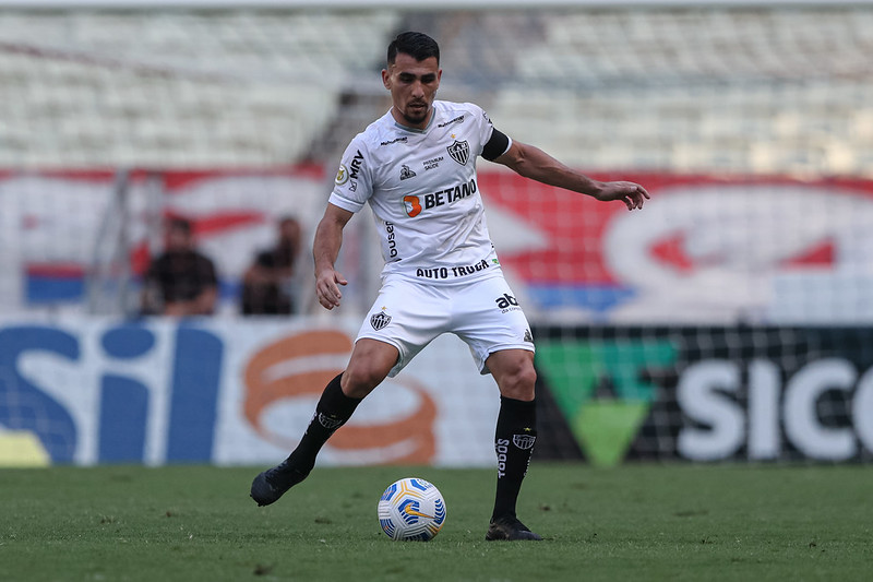 Júnior Alonso comemora vitória do Atlético-MG em ‘final’ contra o Fortaleza