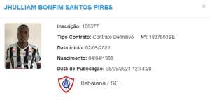 Série D: Atacante é regularizado e pode estrear diante do América-RN