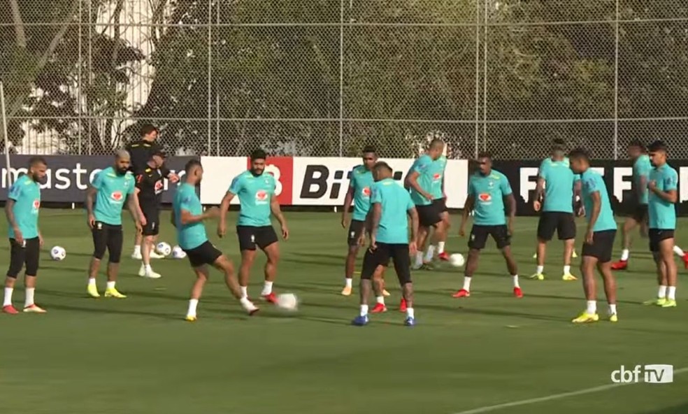 selecao treino