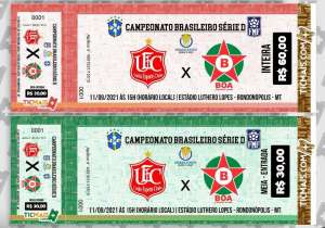 Série D: União-MT define preços dos ingressos para retorno da torcida ao estádio