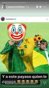 Após provocação de brasileiro, Vidal rebate: 