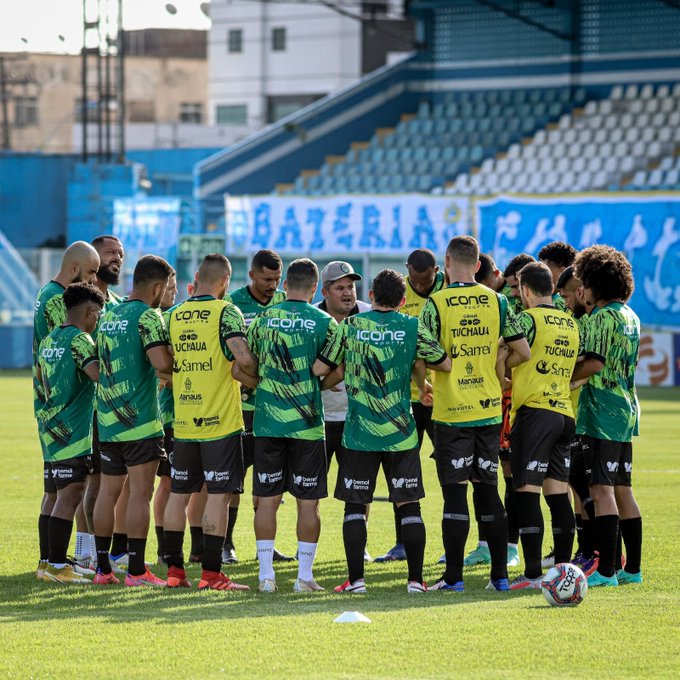 Série C: Elenco do Manaus comemora ponto fora de casa em duelo direto e celebra retorno da torcida