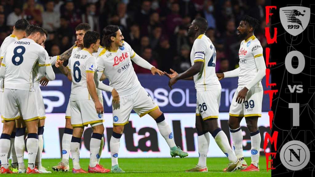ITALIANO: Napoli bate Salernitana e joga pressão para Milan na briga pela ponta