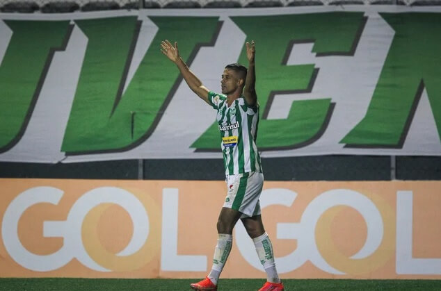 ricardo bueno comemoracao gol juventude