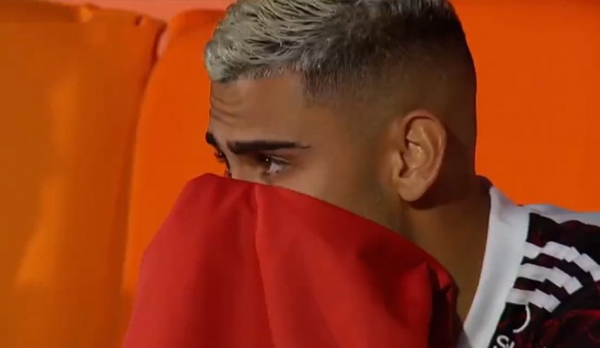 Andreas Pereira Solidariedade Apoio Flamengo Libertadores Palmeiras