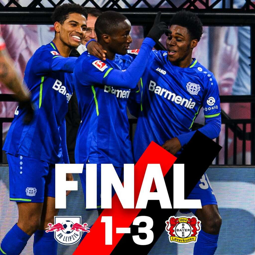 ALEMÃO: Leverkusen e Eintracht Frankfurt encerram o domingo felizes