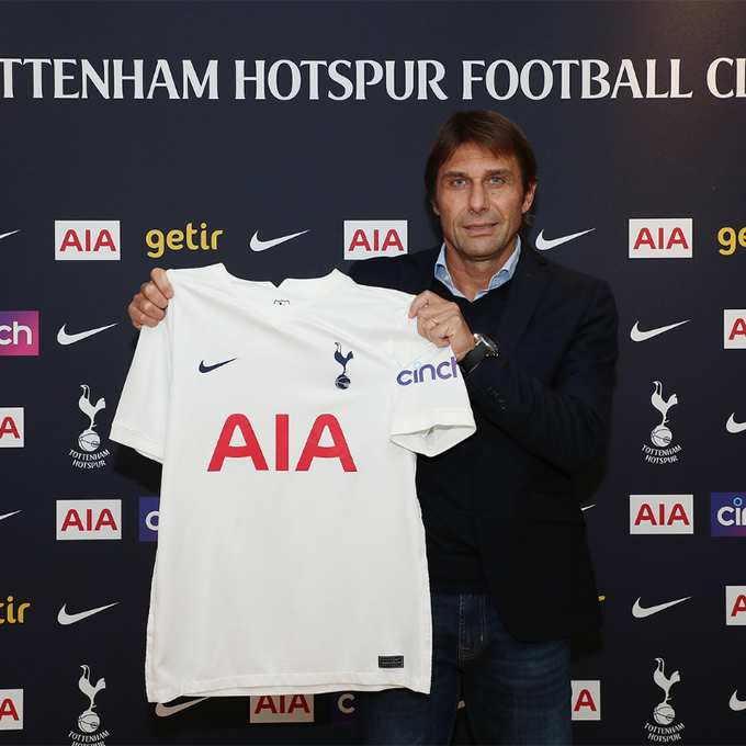 Tottenham anuncia a contratação do técnico italiano Antonio Conte até 2023