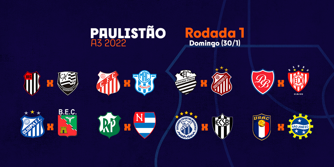 Paulista A3: FPF divulga tabela base com duelo entre promovido e rebaixado
