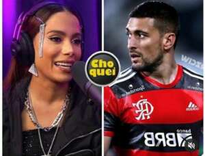 Sortudo! Anitta ‘flerta’ com craque do Flamengo antes da final da Libertadores