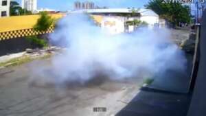 Vândalos usam explosivo caseiro contra sede de time do Brasileirão