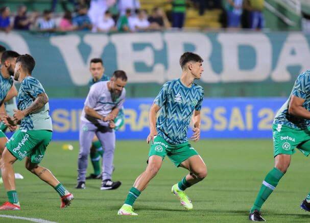 chapecoense aquecimento jogadores