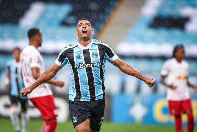 diego souza comemoracao gol gremio