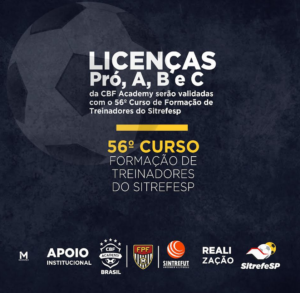 Curso do Sitrefesp revalida licenças da CBF Academy