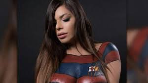 Modelo brasileira promete fazer ensaio nua em estádio caso Messi conquiste Bola de Ouro 6 suzy6