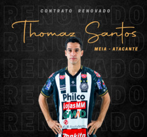 Série B: Operário anuncia renovação de contrato com atacante