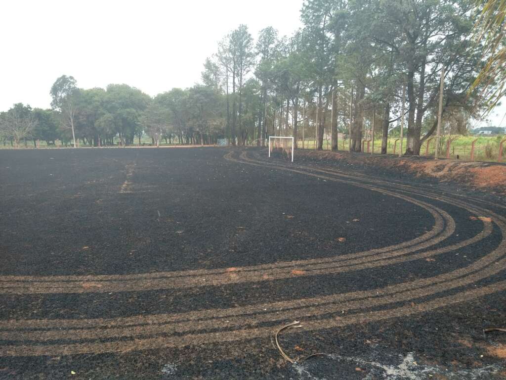 Paulista A3: Incêndio atinge CT do Bandeirante, em Birigui. VEJA FOTOS