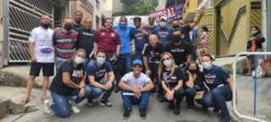 Dirigentes do Água Santa e Igreja se unem para doação de cestas básicas e panetones em Diadema