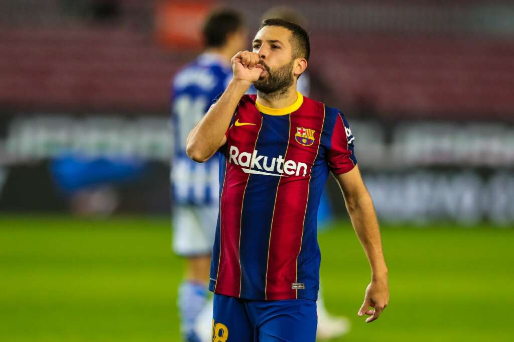 Espanhol: Lateral do Barcelona e da seleção, Alba testa positivo para covid-19