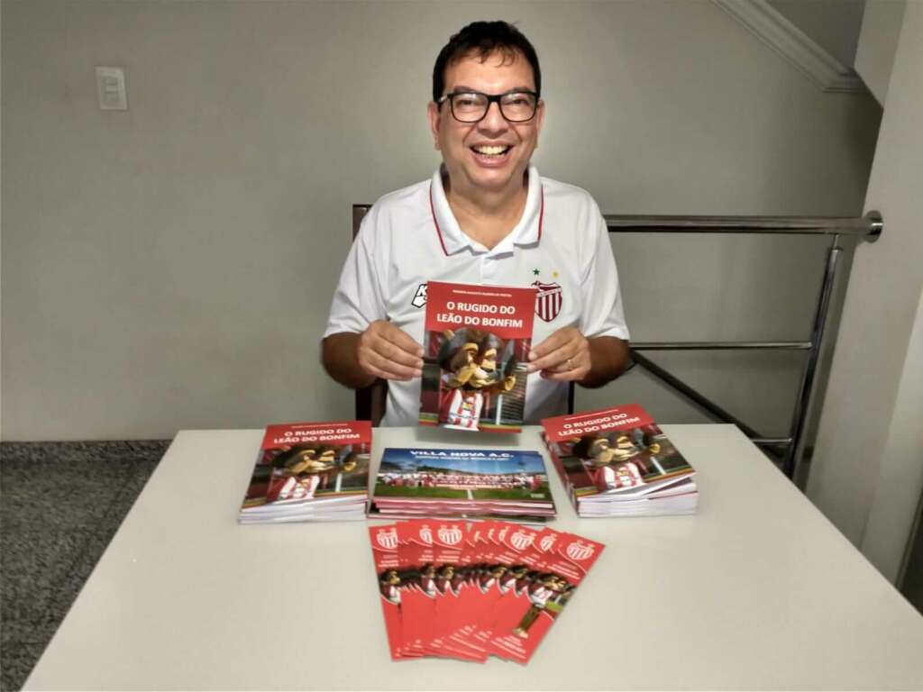 FI CULTURA! Historiador, jornalista lança mais uma livro sobre o Villa Nova-MG; Saiba tudo aqui!