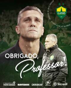 Time do Brasileirão surpreende e não renova com técnico ex-Ponte e Vasco para 2022