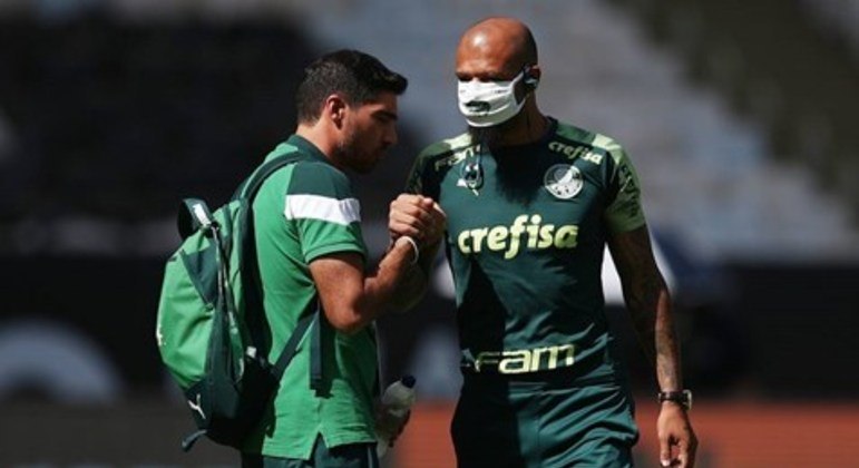 Felipe Melo 'esquece' Abel Ferreira e cita Roger Machado e mais dois como melhores técnicos do Palmeiras 2 abel felipe