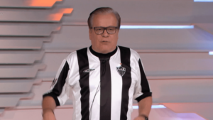 Apresentador da Globo veste camisa do Atlético-MG, dança e comemora: 