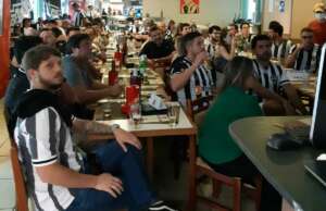 Em Campinas, a festa do Atlético-MG foi na Pizzaria do Dadá