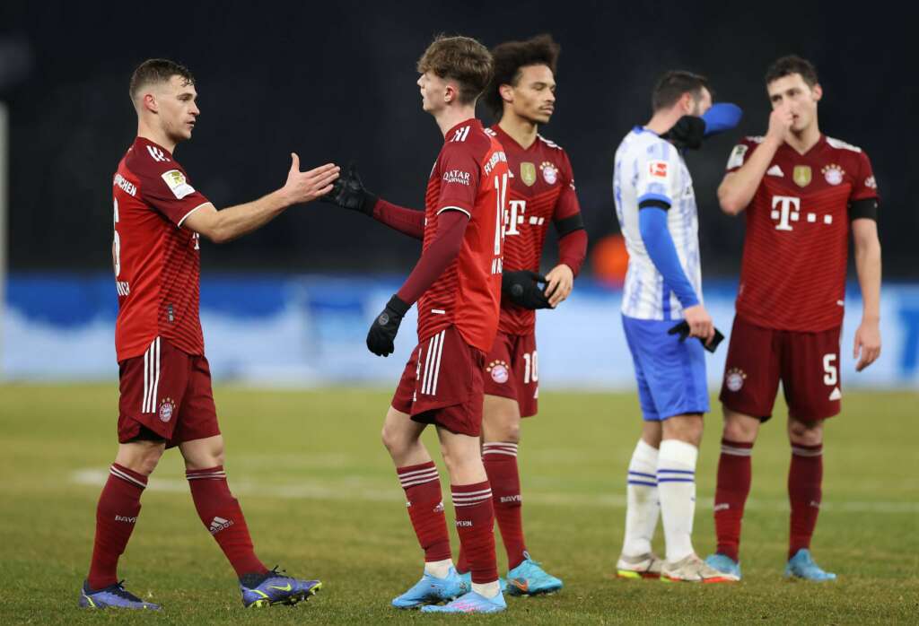 ALEMÃO: Bayern goleia Hertha Berlim em ritmo de treino e volta a ter 6 pontos de vantagem