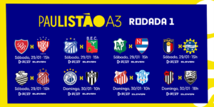 FPF desmembra tabela e confirma datas e horários das rodadas do Paulista A3