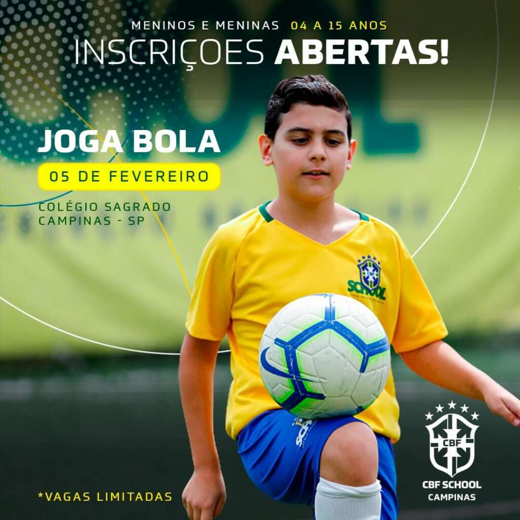 CBF School chega em Campinas com treino inaugural gratuito