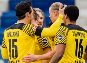 ALEMÃO: Haaland marca, Dortmund vence e encosta no Bayern; Leverkusen goleia