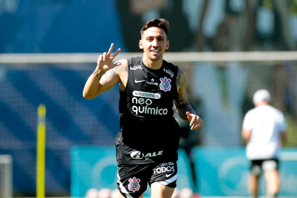 Paulistão: Após dores na perna, Gustavo Mosquito volta aos treinos no Corinthians