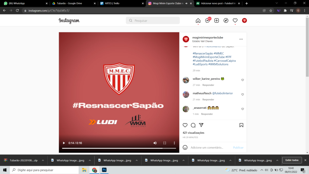 Mogi Mirim anuncia prévia de novo uniforme nas redes sociais