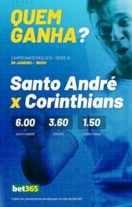 Prognósticos para Corinthians e Santo André no Paulistão
