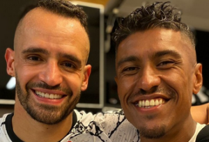 Renato Augusto e Paulinho comemoram 'vitória importante' para dar tranquilidade ao Corinthians