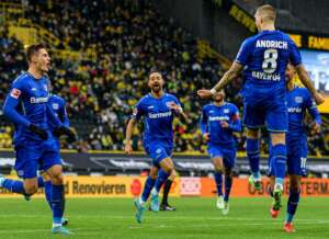 ALEMÃO: Bayer Leverkusen goleia Borussia Dortmund por 5 a 2 fora e 'se vinga'