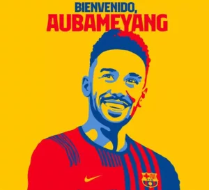 Espanhol: Barcelona anuncia a contratação do atacante gabonês Aubameyang até junho de 2025