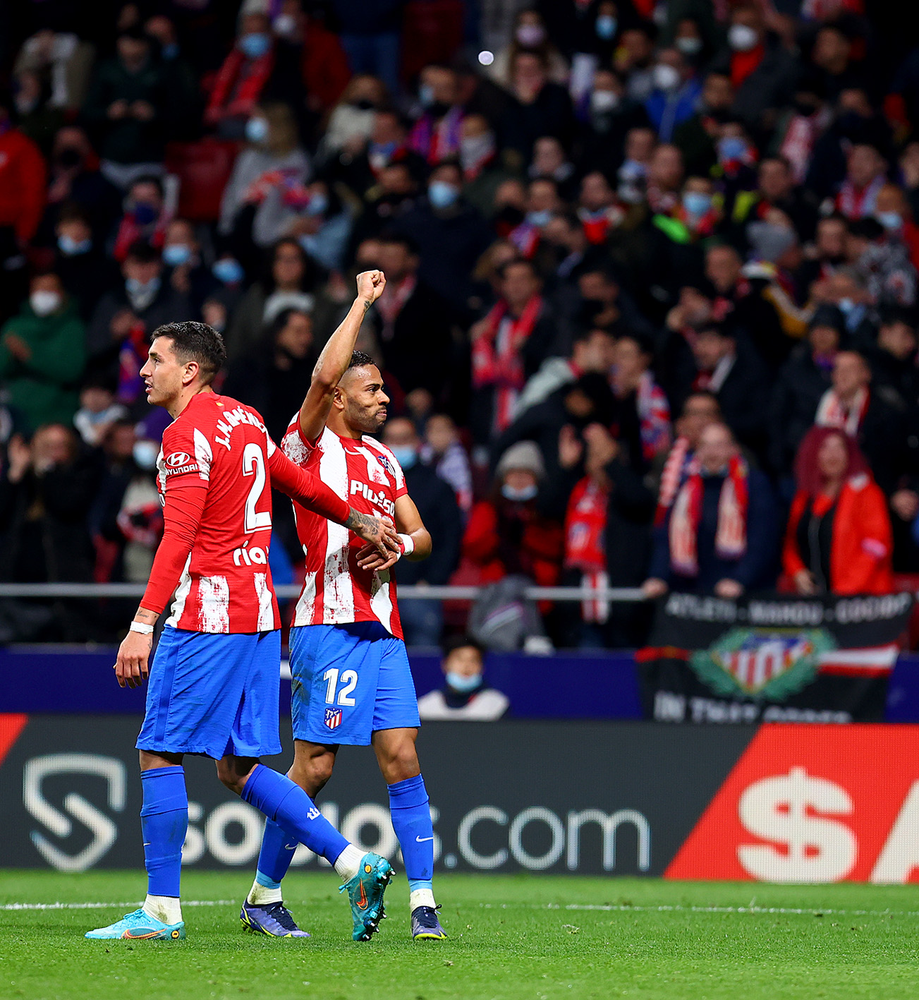 ESPANHOL: Renan Lodi brilha com 2 gols e Atlético de Madrid vence Celta