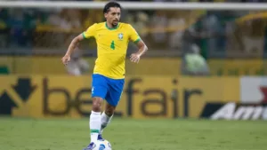 Eliminatórias: Zagueiro Marquinhos celebra duas assistências em goleada da seleção
