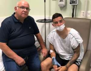 Meia do Grêmio deixa hospital