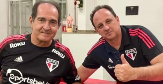 Muricy e Rogério Ceni.Grandes treinadores do São Paulo