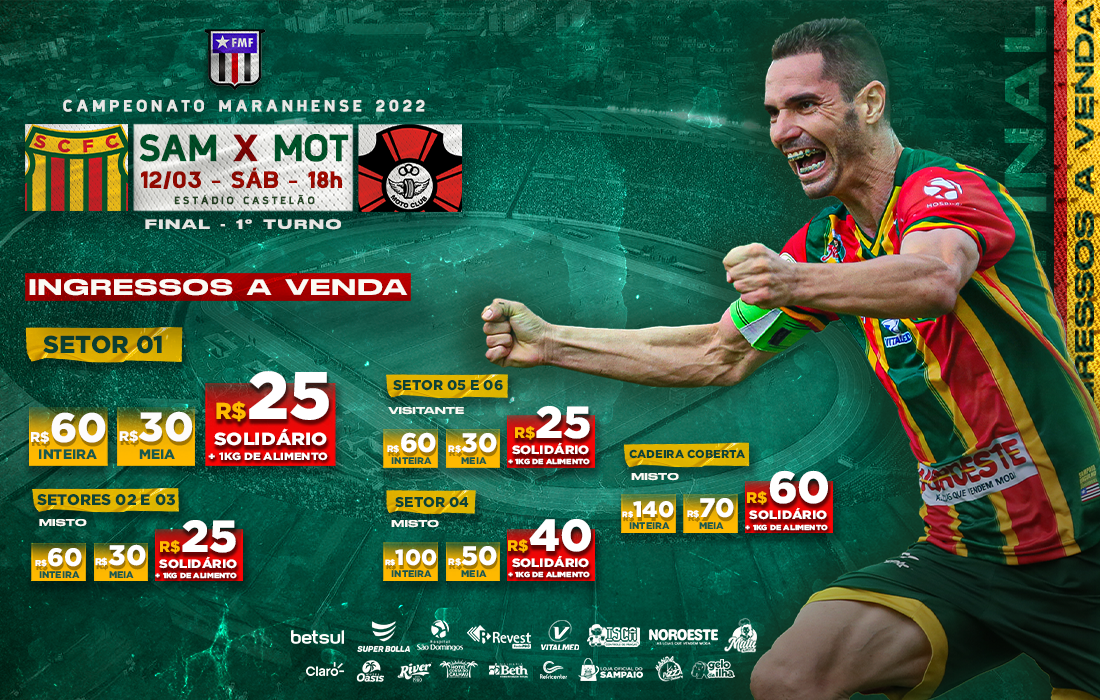 VENDA DE INGRESSOS SAMP X MORTO site