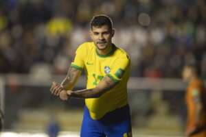 Bruno Guimarães sobre gol do Brasil: 'Se pudesse, enquadraria'