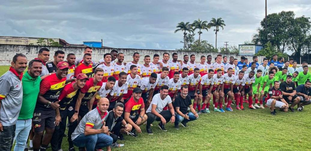 jogadores do jabaquara em campo