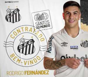 imagem de divulgação de Rodrigo Fernandez no Santos